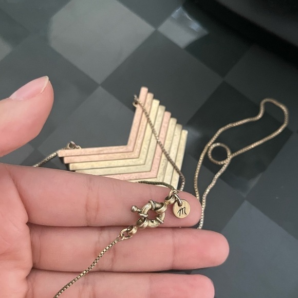 Madewell gold and rose gold tone arrow stack necklace - Picture 5 of 5